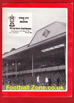 Stoke City v Arsenal 1971 - FA Cup Semi Final Replay