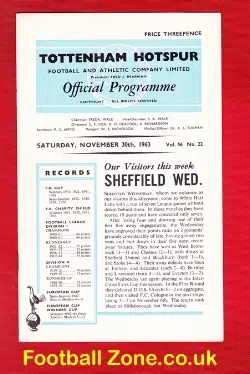 Tottenham Hotspur v Sheffield Wednesday 1963