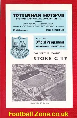 Tottenham Hotspur v Stoke City 1964