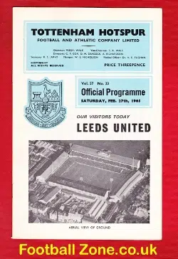Tottenham Hotspur v Leeds United 1965