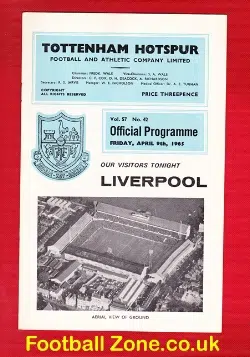 Tottenham Hotspur v Liverpool 1965