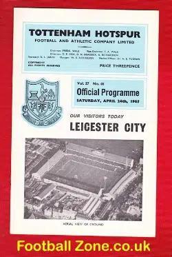 Tottenham Hotspur v Leicester City 1965