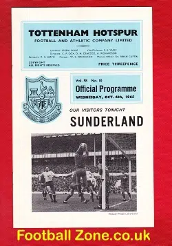 Tottenham Hotspur v Sunderland 1965