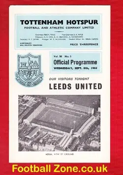 Tottenham Hotspur v Leeds United 1965