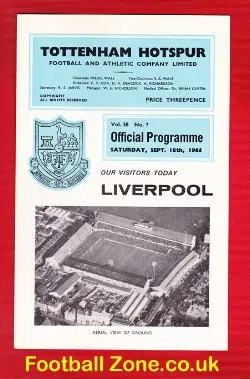 Tottenham Hotspur v Liverpool 1965