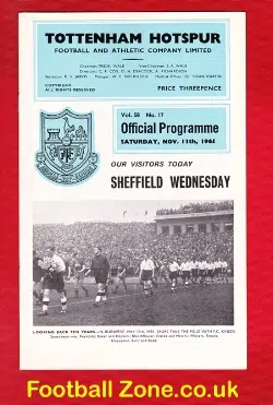 Tottenham Hotspur v Sheffield Wednesday 1965