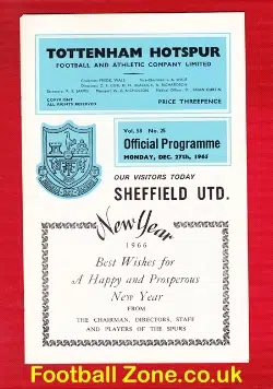 Tottenham Hotspur v Sheffield United 1965