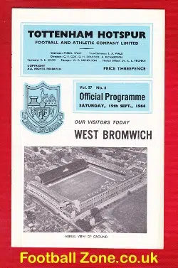Tottenham Hotspur v WBA 1964