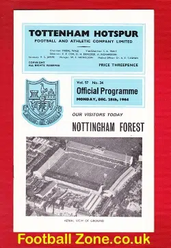 Tottenham Hotspur v Nottingham Forest 1964