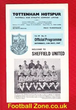 Tottenham Hotspur v Sheffield United 1967