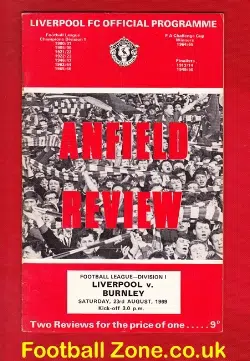 Liverpool v Burnley 1969
