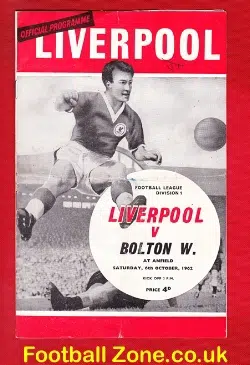 Liverpool v Bolton Wanderers 1962