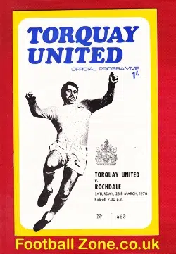 Torquay United v Rochdale 1970