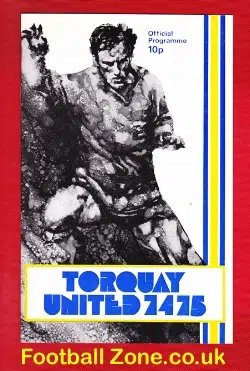 Torquay United v Workington 1975