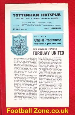 Tottenham Hotspur v Torquay United 1965