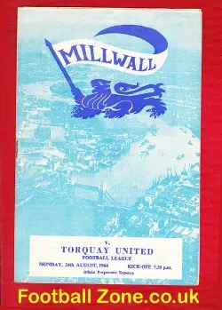 Millwall v Torquay United 1964