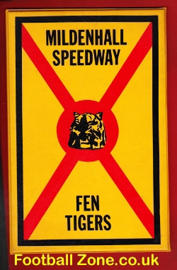Mildenhall Speedway Board 1980s – Fen Tigers