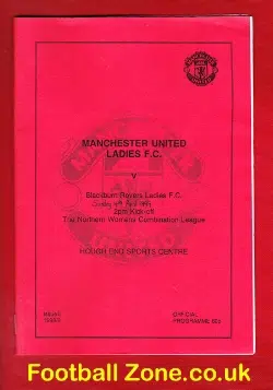 Manchester United Ladies v Blackburn Rovers 1999 - Womens Football