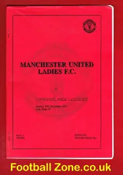 Manchester United Ladies v Liverpool 1995 - Womens Football