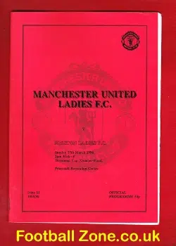 Manchester United Ladies v Preston 1996 - Womens Football