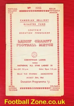 Corinthians Ladies v All Star X1 1965 - Womens Cambrian Disaster