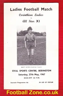 Corinthians Ladies v All Star X1 1967 - Womens Football Bebbington