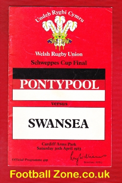 Pontypool Rugby v Swansea 1983 – Rugby Cup Final