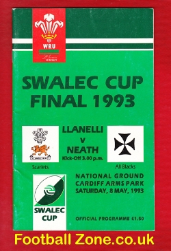Llanelli Rugby v Neath 1993 – Rugby Cup Final