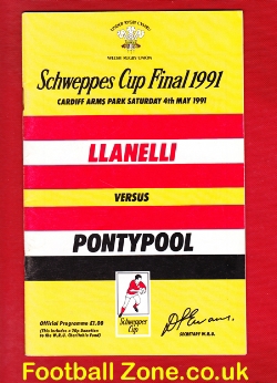 Pontypool Rugby v Llanelli 1991 – Rugby Cup Final