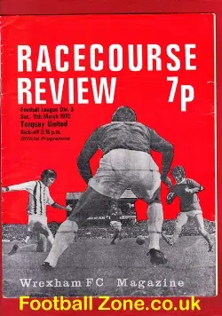 Wrexham v Torquay United 1972