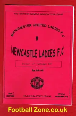 Manchester United Ladies v Newcastle 1999 - Womens Football