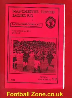 Manchester United Ladies v Lancashire Morecambe 1995 - Womens Football
