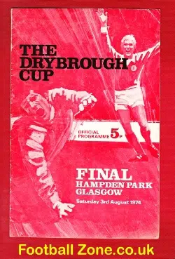 Glasgow Celtic v Glasgow Rangers 1974 - Drybrough Cup Final