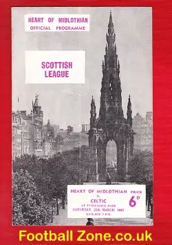 Heart Of Midlothian v Glasgow Celtic 1967 - Champions