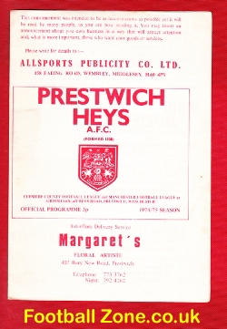 Prestwich Heys v Clitheroe 1975