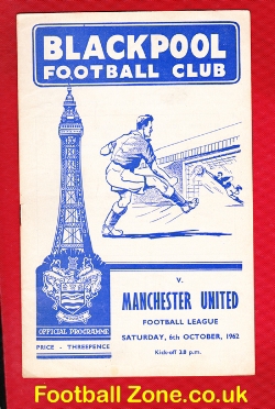 Blackpool v Manchester United 1962