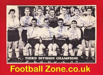 Southampton Football Club Multi Signed Picture Champions 1960