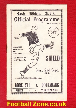 Cork Athletic v Bohemian 1951 – Ireland