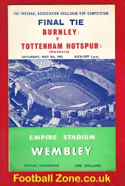 Burnley v Tottenham 1962 – FA Cup Final
