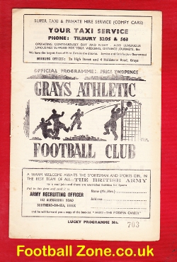 Grays Athletic v Ilford 1949 – Essex Senior Cup