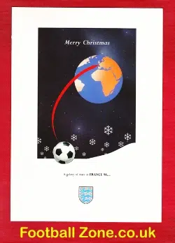 Manchester United Womens Football Official Christmas Card 1997 Womens