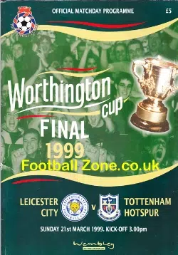 Leicester City v Tottenham 1999 – Worthington League Cup Final