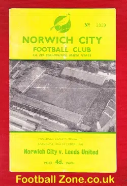 Norwich City v Leeds United 1960
