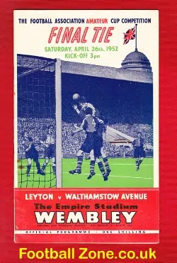 Walthamstow Avenue v Leyton 1952 - Amateur Cup Final