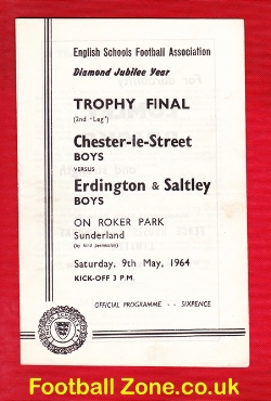 Chester Le Street v Erdington Stanley 1964 – Schoolboys Final