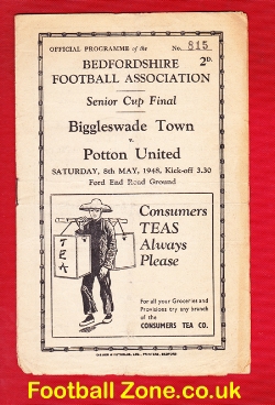Biggleswade Town v Potton United 1948
