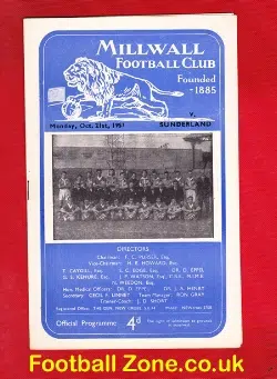 Millwall v Sunderland 1957
