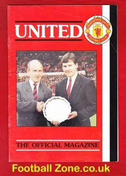 Manchester United Official Magazine First Issue 1st 1990