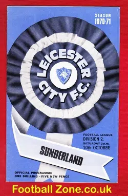 Leicester City v Sunderland 1970