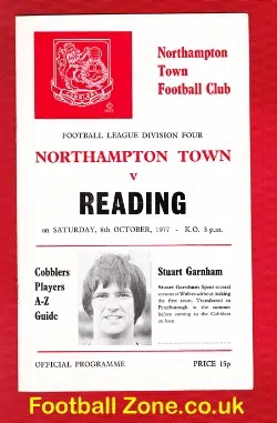 Northampton Town v Reading 1977